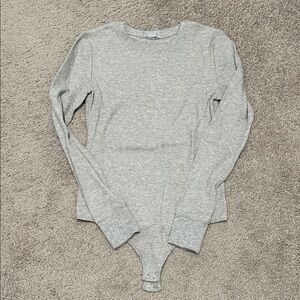 Nuuds waffle knit Long Sleeve Bodysuit